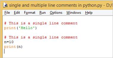 single and multiline comment in python single and multiline comment in python 1