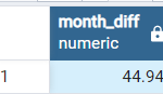 Difference between two dates in Months - PostgreSQL Difference between two dates in Months - PostgreSQL 1